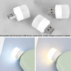 Veilleuse à économie d'énergie ultra faible puissance lampe de poche mini lumière USB - Photo 1/11