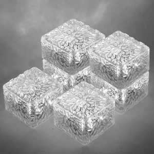 Solar Brick Lights-Outdoor Solar Lights for Yard-Solar Brick Landscape Path Ligh - Picture 1 of 12