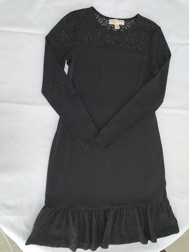 MICHAEL KORS ABITO NERO TAGLIA XSMALL LUNGHEZZA GINOCCHIO USATOel MICH