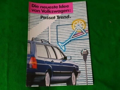 VW PASSAT TREND DEALER BROCHURE  06/87 - Image 1 of 3