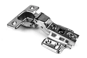 Berta Half Overlay Frameless Concealed Cabinet Hinges (2 pack) - Picture 1 of 6