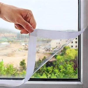 Adjutsable Window Insulation Kit 74inX79in190X200cmClear180㎛ ThicknessEasy to... - Picture 1 of 8