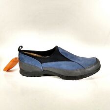 Sporto Jayne Womens 7.5M Dark Blue Slip On Suede Leather Loafer Walking Shoes 