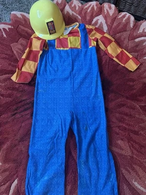 Toddler Bob The Builder Halloween Costume Size 2-4. Missing Tool Belt. - Image 1 of 4
