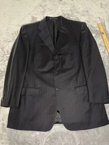 Ermenegildo Zegna Jacket Mens 46 Su Misura Trofeo Wool Suit Wool - Picture 1 of 12