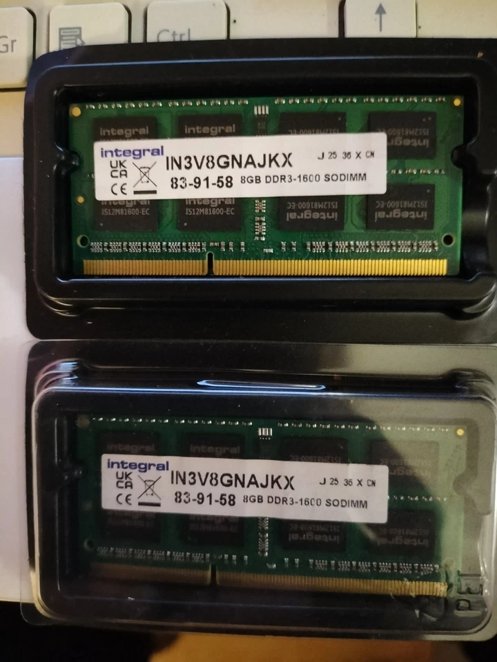 RAM 8GB DDR3 1600 X2 soit 16 gb - Photo 1/1