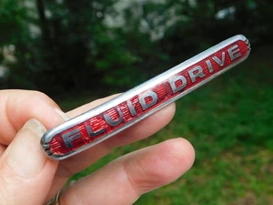 1941 Dodge Fluid Drive Luxury Liner Emblem 3.6" "retouched" - Imagen 1 de 3