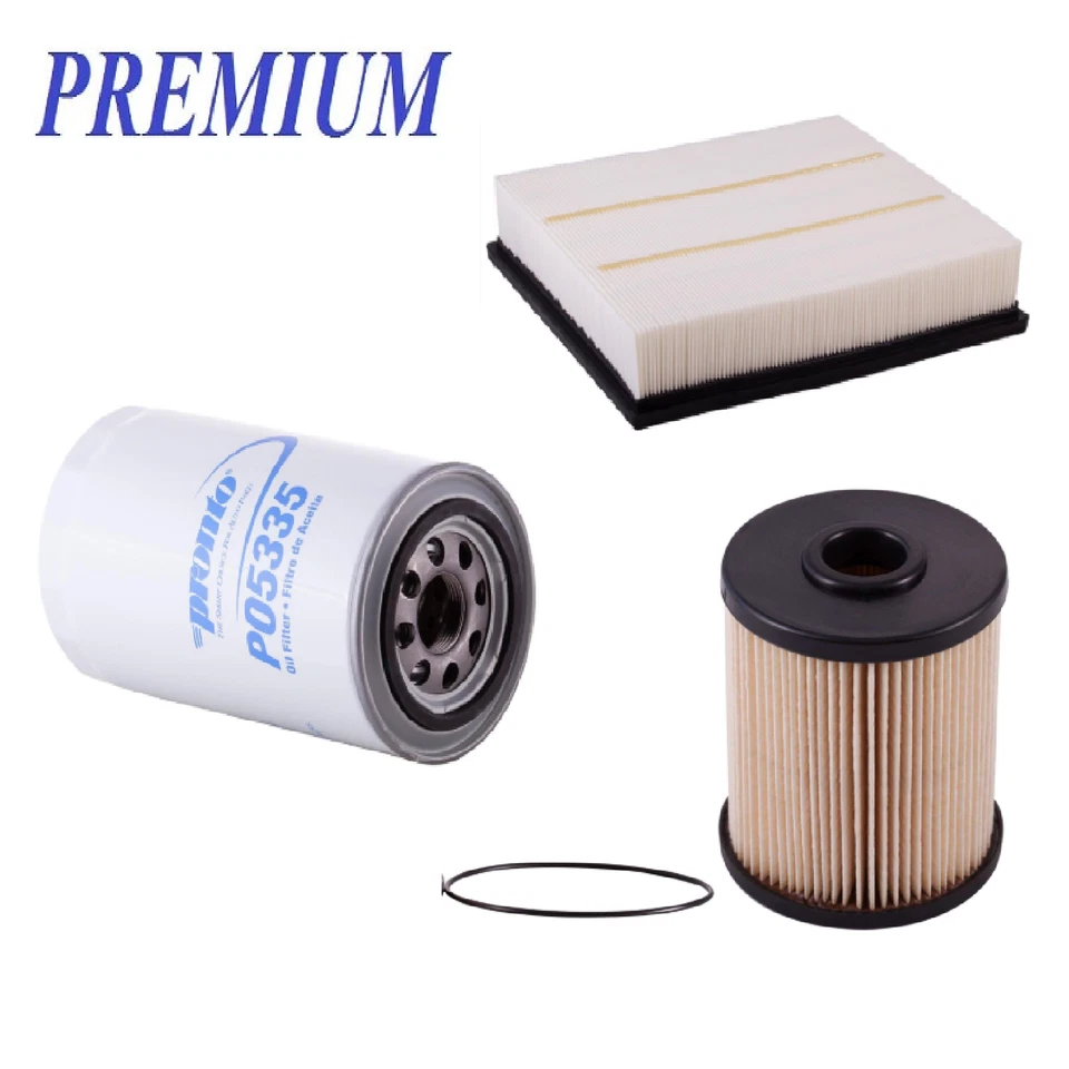 Kit de puesta a punto filtros de combustible de aceite de aire aptos para Dodge Ram 2500 L6; 5,9 L 2001-2002 Foto 1 de 1