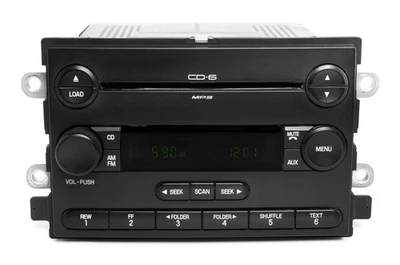 Radio CD Ford 07 Five Hundred Single OEM Original AMFM 6 Discos Mp3 7G1T-18C815-BA Foto 1 de 4