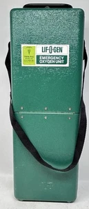 Vintage Life-O-Gen Emergency Oxygen Unit - Unused With Original Box - Picture 1 of 21