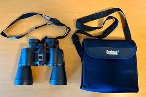 Bushnell 10x50 Insta-Focus Binoculars New w/ Case, Lens Caps & Strap 300ft @1000 - Picture 1 of 6