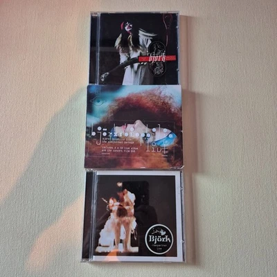 3 Bjork CDs Vespertine live, Biophilia Live & Drawing Restraint 9 Matthew Barney Foto 1 de 4