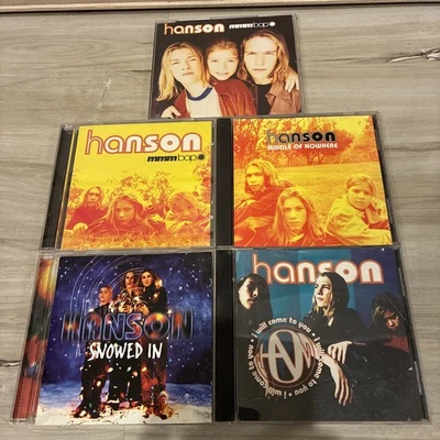 Hanson CD 5 LOT - MMMBop Import  & I Will Come To You Snowed In Middle Nowhere Foto 1 de 4