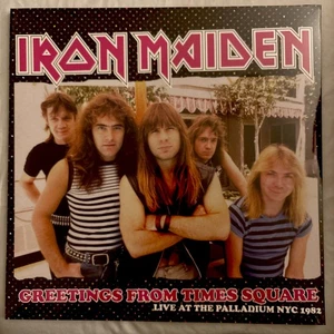 Iron Maiden - Greetings From Times Square LIVE 1982 LP Vinyl New Sealed 2023 - Picture 1 of 6