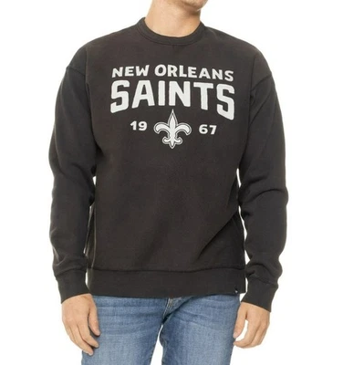 47 Brand Sudadera Para Hombre XL New Orleans Saints Estilo Retro Windsor River Crew Foto 1 de 2