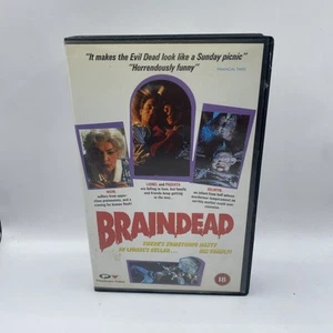 BRAIN DEAD - Big Box VHS - 90s Horror - Peter Jackson Alternative Cover Rare - Picture 1 of 7