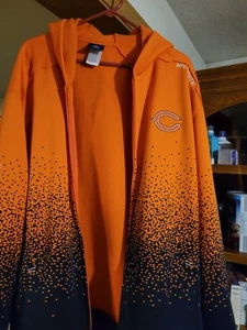 Mens Chicago Bears Zip Up Xl Sports Jacket. Says Reebok And NFL On Both... - Picture 1 of 8