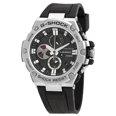 Reloj para hombre Casio G-Shock alarma juvenil cronógrafo cuarzo esfera negra GSTB100-1A Foto 1 de 3