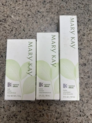 Mary Kay Efectos Botánicos Fórmula 3 Limpiador Tónico y Mascarilla Tamaño Completo Nuevo en Caja Foto 1 de 3