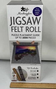 Rollo de rompecabezas Mindbogglers alfombrilla de fieltro 50"x 33,5" tiene capacidad para 2000 piezas nuevo en caja - Imagen 1 de 10