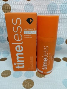Timeless Skin Care 10% Vitamin C + E Ferulic Acid Serum 1 oz / 30 ml, New Box - Picture 1 of 5