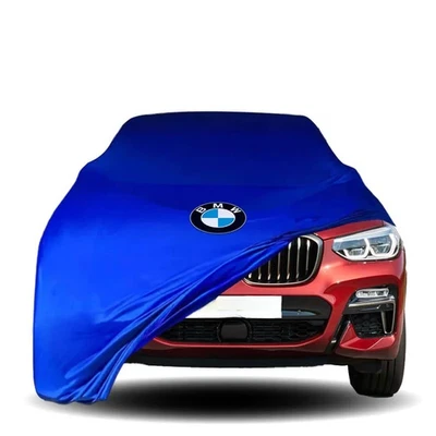 Blue Car Cover For Bmw Class Dust Proof Windproof Combing  M2 M3 M4 M5 M6 M7 M8 Foto 1 de 4