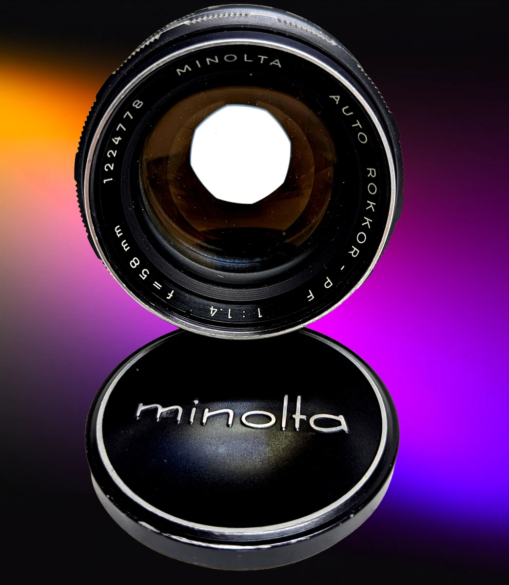 Minolta Rokkor PF f/1.4 58mm Camera Lenses for sale | eBay