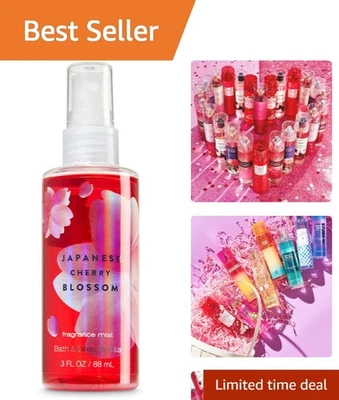 Elegant 3 Fl Oz Japanese Cherry Blossom Mist - Perfect Travel Aromatherapy Spray - Image 1 of 4