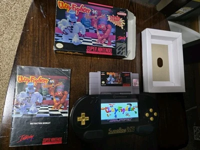 Cartucho Clay Fighter Super Nintendo SNES 1993 CIB juego, caja y manual Foto 1 de 4