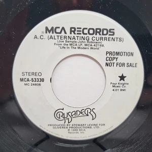 Crusaders AC Alternating Currents 7" 45rpm m- Vinyl Soul Record free sleeve - Imagen 1 de 2