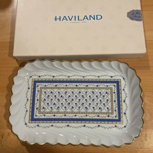 HAVILAND Limoges Val de Loire Rectangular Plate Tray 21x13.5cm - Picture 1 of 8