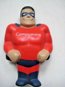 Vintage Compuware Promotional Soft Squish Figure Computer/ Electronics - Picture 1 of 6
