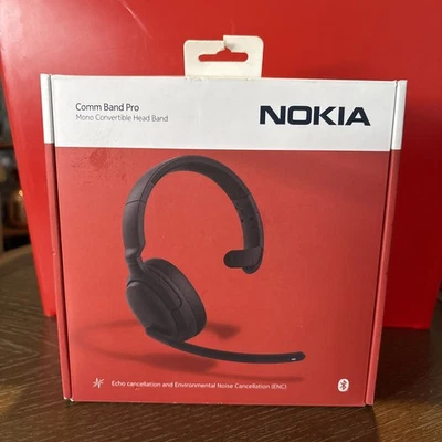 Auriculares inalámbricos Nokia Comm Band Pro 2 en 1 (CB-301BK) - negros (bin 1) Foto 1 de 4