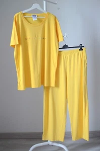 Seltenes Escada Sport Set T Shirt + Hose gelb Baumwolle Sommer Frühling Gr. XL - Bild 1 von 7
