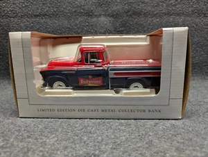 Budweiser 57 Chevy Sweptside Pickup Diecast Bank 1:24 by SpecCast - Picture 1 of 8