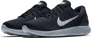 New Men’s Nike Lunarglide 9 (Black/White/Dark Grey) 904715-001 Size 7 - Picture 1 of 7
