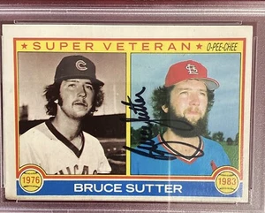 Bruce Sutter Signed 1983 O Pee Chee #151 OPC Baseball Card Autograph PSA/DNA - Picture 1 of 4