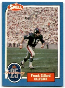 1988 SWELL GREATS FRANK GIFFORD NEW YORK GIANTS #43 - Picture 1 of 2