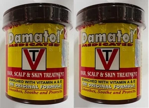 2xDAMATOL MADICATED ANTISEPTIC HAIR CREAM 110g( SMOOTHES,SOOTHE AND PROTECT) - Picture 1 of 4