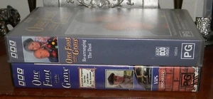 Vintage "One Foot In The Grave" BBC TV Series Rare 2 VHS Videos Tapes - Picture 1 of 6