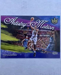 Tim Duncan 2020 Panini Court Kings Artistry in Motion #16 - Picture 1 of 2