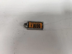 F Mini Schlüsselanhänger Nummernschild 1955 Pennsylvania PA - Bild 1 von 2
