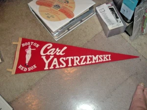 1967 Carl Yastrzemski YAZ Baseball Pennant Full Size Boston Red Sox - Picture 1 of 5