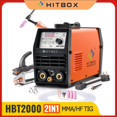 Soldador inversor 110/220V TIG HF DC 200Amp 2T/4T TIG MMA IGBT - Imagem 1 de 4
