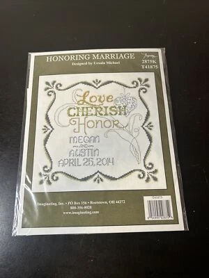 Imaginating Counted Cross Stitch Kit Honoring Marriage Ursula Michael 2875K - Image 1 of 2