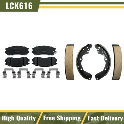 Juego de pastillas de freno delanteras traseras de cerámica zapatas de freno para Mitsubishi Galant 1994 Foto 1 de 4