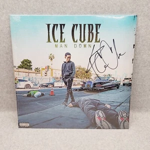 Vinilo firmado autografiado Man Down Ice Cube 2024 Lench Mob Records West Coast Rap - Imagen 1 de 4