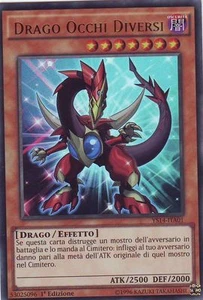 YU-GI-OH! YS14-ITA01 Drago Occhi Diversi Ultra Rara 1° edizione Italiano  - Imagen 1 de 1