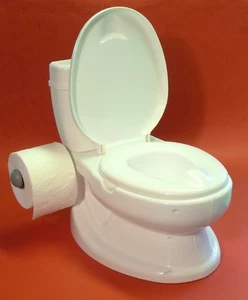 Kinder WC Toilettentrainer Lerntöpfchen mit SOUND-SPÜLUNG 7051 - Bild 1 von 7