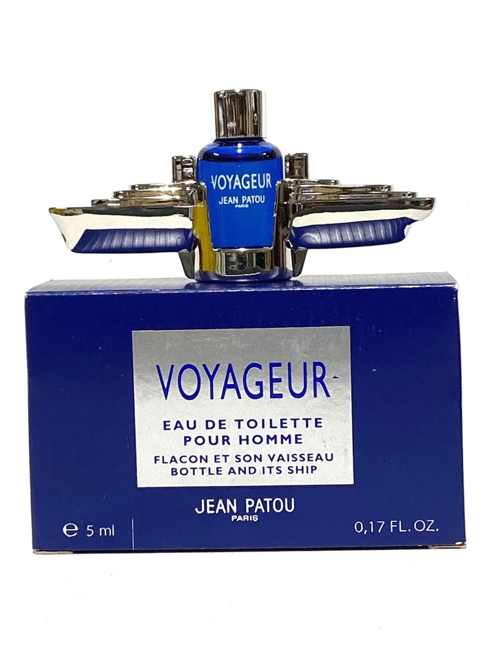 Mini tamaño de muestra de viaje VOYAGEUR by JEAN PATOU MEN EDT 0,17 oz/5 ml Splash (C76 Foto 1 de 1